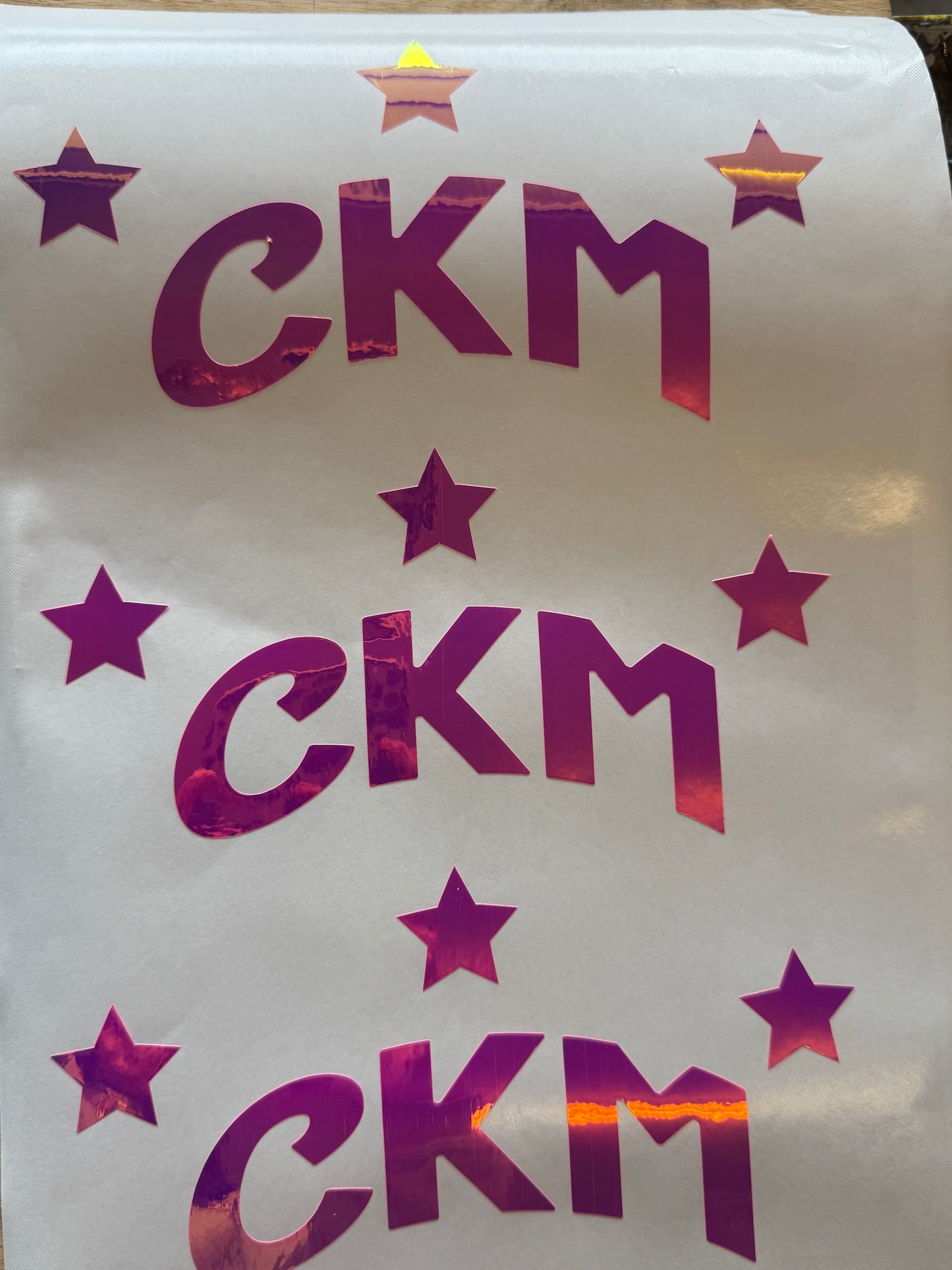 CKM sticker
